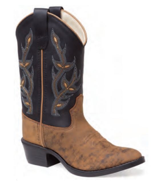 Boys square store toe cowboy boots